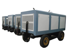 柴油動力風(fēng)冷移動活塞機